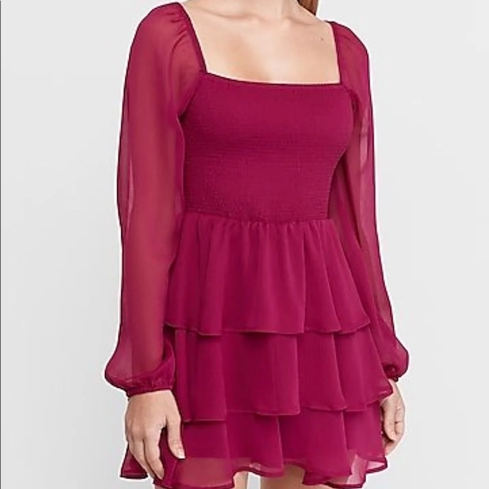 Express Smocked Ruffle Romper